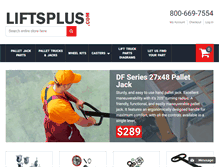 Tablet Screenshot of liftsplus.com